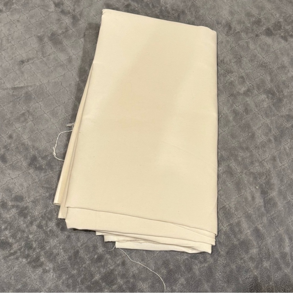 7 yards by 60” Cream Fabric Material